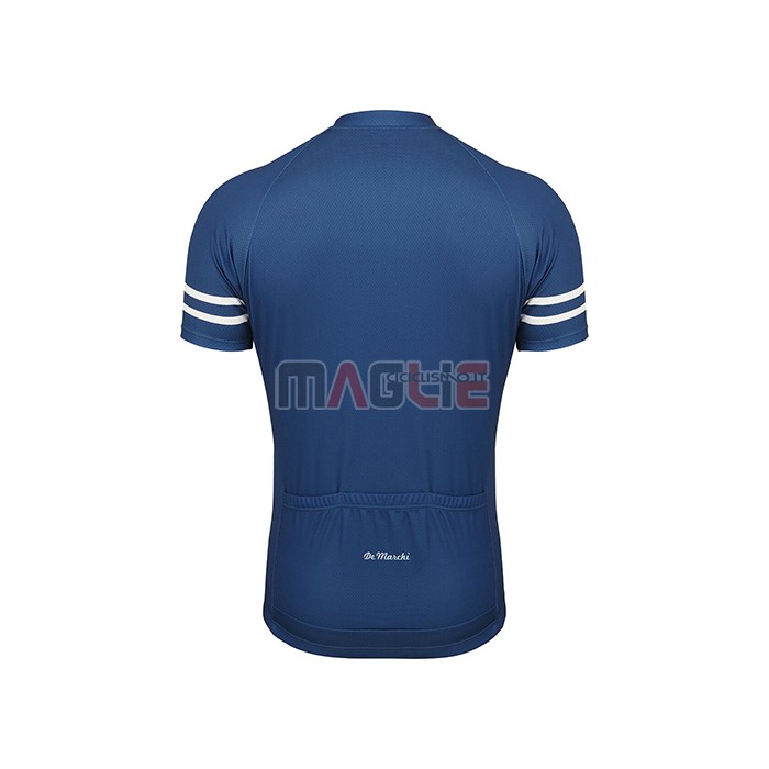 Maglia De Marchi Manica Corta 2021 Spento Blu - Clicca l'immagine per chiudere